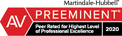 Martindale-Hubble Preeminent Law Firm